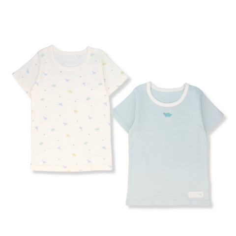 ベビー　半袖シャツ2枚組（70～95cm）
