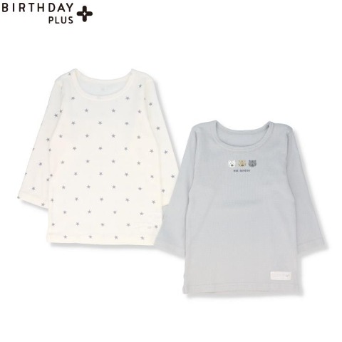 ベビー　長袖シャツ2枚組（70～95cm）