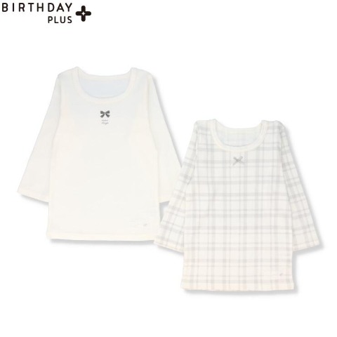 ベビー　長袖シャツ2枚組（70～95cm）