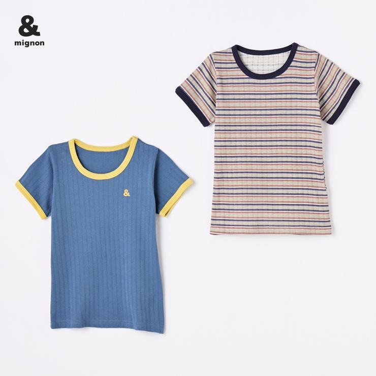 ベビー 2枚組半袖シャツ肌着 （80～95㎝・＆mignon） | バースデイ