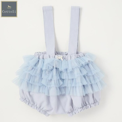ベビー　サスペンダー付ブルマ（70～80cm・Cottoli）