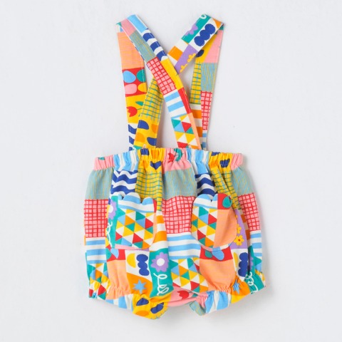 ベビー　サスペンダー付ブルマ（70・80cm・futafuta）