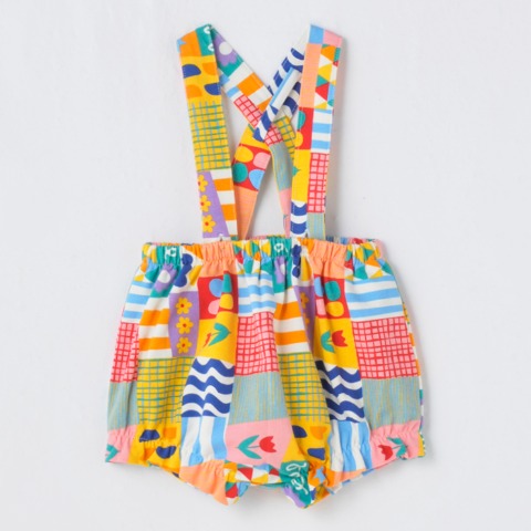 ベビー　サスペンダー付ブルマ（70・80cm・futafuta）