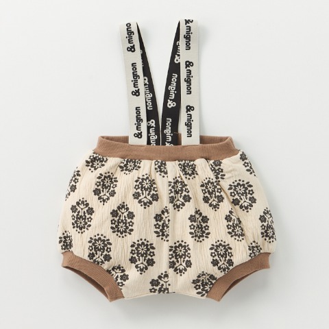 ベビー　サスペンダー付ブルマ（70～80cm・&mignon）