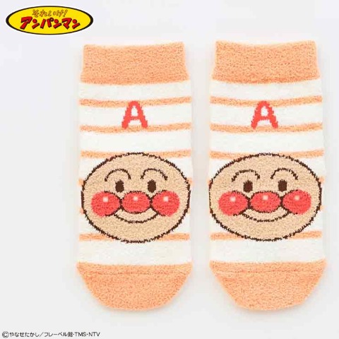 ベビー　クルーソックス（9～14cm・それいけ！アンパンマン）