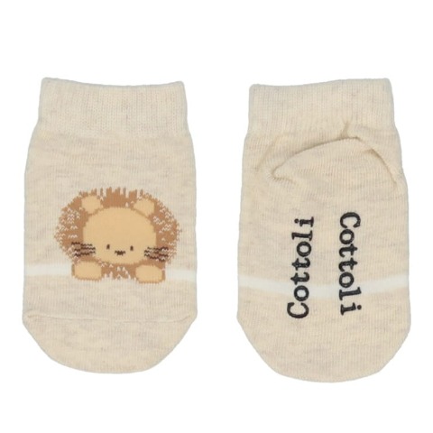 ベビー 3足組スニーカー丈ソックス（9~15cm・Cottoli）