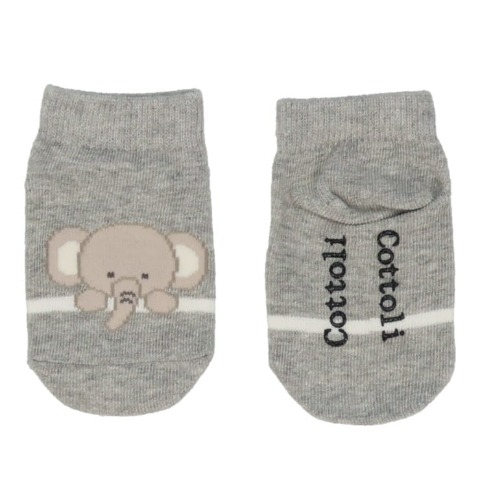 ベビー 3足組スニーカー丈ソックス（9~15cm・Cottoli）