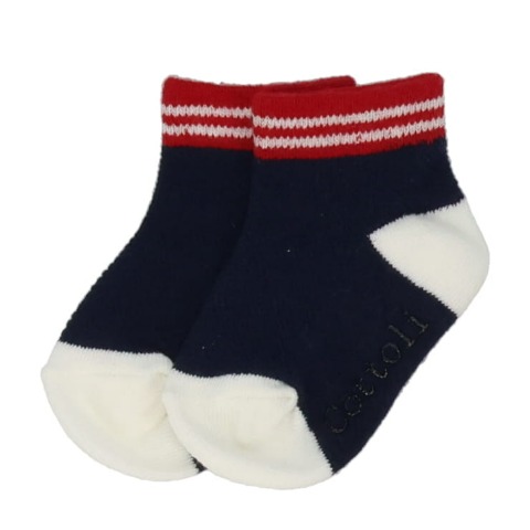 ベビー 3足組スニーカー丈ソックス（9~15cm・Cottoli）
