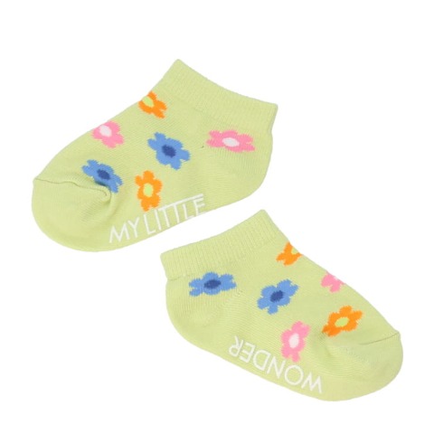 ベビー　3足組クルーソックス（9～15cm　MY LITTLE WONDER）
