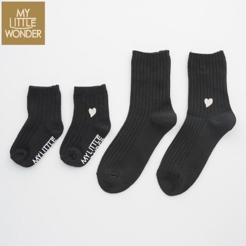 ベビー２足組クルーソックス（9～15・23～25cm　MY LITTLE WONDER/zensta