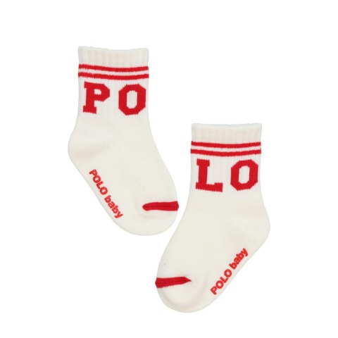 ベビー　3足組ソックス（9-15cm・POLO BCS Baby）