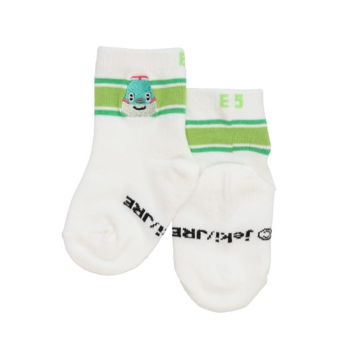 ベビー　クルーソックス（9-15cm　E5 はやぶさくん）