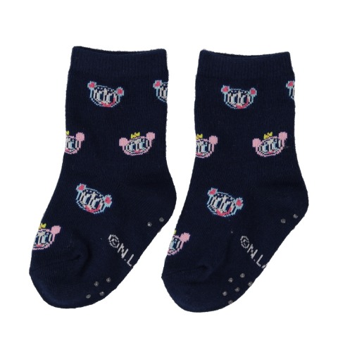 ベビー　クルーソックス（9-15cm　エンジェルブルー）
