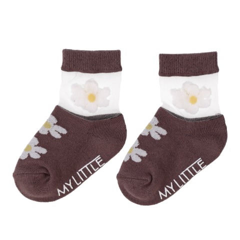 ベビー　3足組クルーソックス（9-15cm　MY LITTLE WONDER）