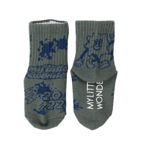 ベビー　3足組クルーソックス（9-15cm　MY LITTLE WONDER）