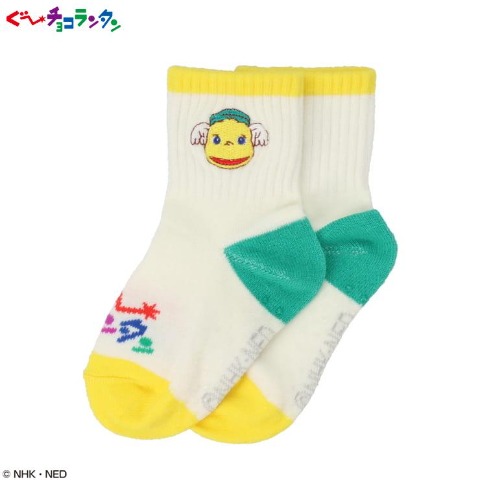 ベビー　ショートクルーソックス（12～15cm　ぐ～チョコランタン）