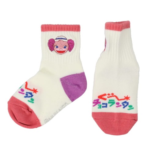 ベビー　ショートクルーソックス（12～15cm　ぐ～チョコランタン）
