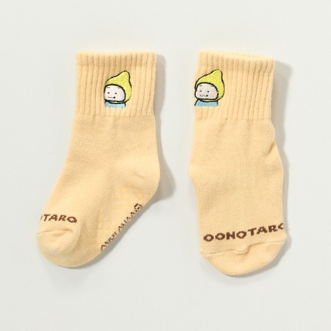ベビー　ショートクルーソックス（9~15cm　おおのたろう）