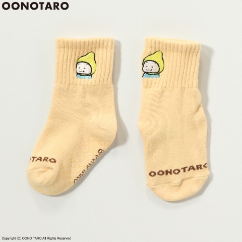 ベビー　ショートクルーソックス（9~15cm　おおのたろう）