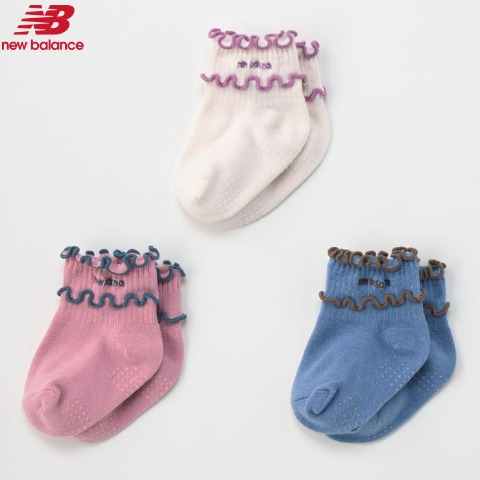 3足組ソックス (9-15cm　New Balance)
