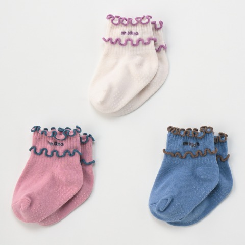 3足組ソックス (9-15cm　New Balance)
