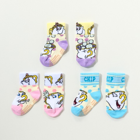 3足組ソックス (9-15cm　Disney)