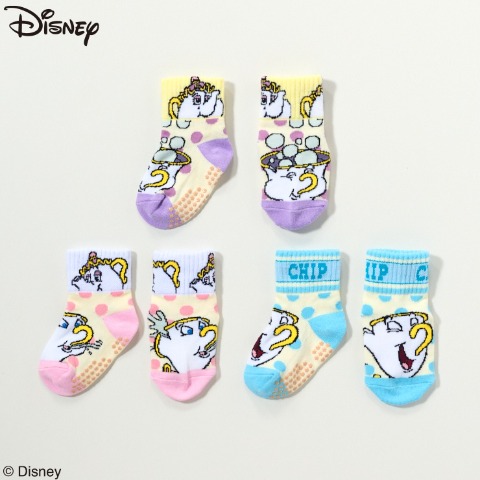 3足組ソックス (9-15cm　Disney)
