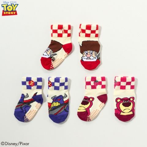 3足組ソックス (9-15cm　Disney/Pixar)