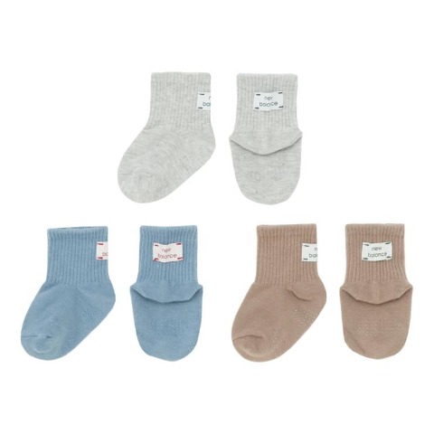 3足組ソックス (9-15cm　New Balance)