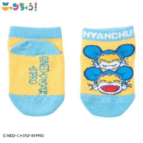 ベビー　スニーカーインソックス（9~15cm　ニャンちゅう）