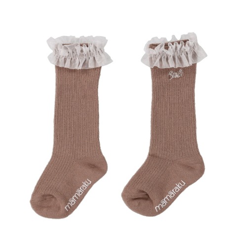 ベビー　ハイソックス（9～15cm　mamaraku×sanamamaYUI）