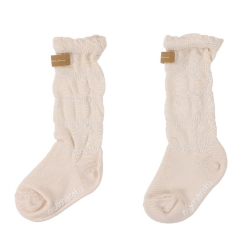 ベビー　ハイソックス（9～15cm　mamaraku×sanamamaYUI）