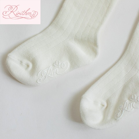 ベビーオーバーニーソックス（9～15cm・Ririthm）