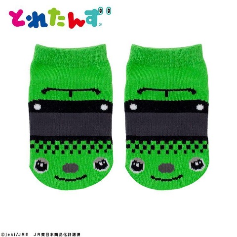 ベビー　スニーカーインソックス（9～15cm　E235 やまのてせんぱい）