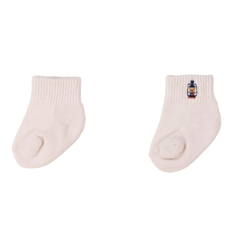 ベビー　3足組ソックス（9～15cm　ホカロン/テンモン家族）