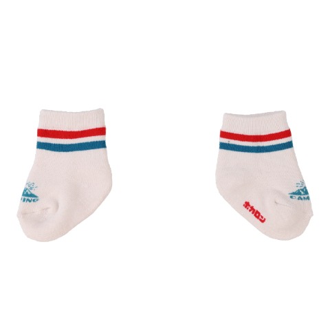 ベビー　3足組ソックス（9～15cm　ホカロン/テンモン家族）