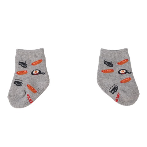 ベビー　3足組ソックス（9～15cm　ホカロン/テンモン家族）