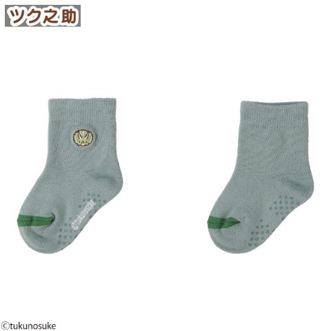 ベビー　ショートクルーソックス（9～15cm　ツク之助）