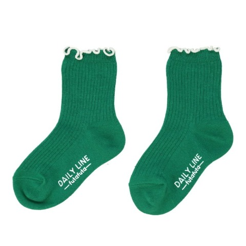 ベビー　３足組クルーソックス（9～15cm　DAILY　LINE）