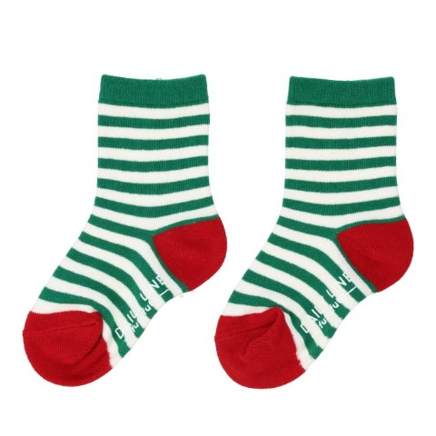 ベビー　３足組クルーソックス（9～15cm　DAILY　LINE）