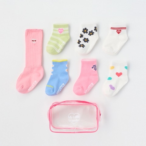 7足組ソックス（9～15cm・MY LITTLE WONDER）