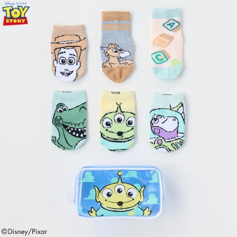 6足組ソックスセット（9～15cm・Disney/Pixar）