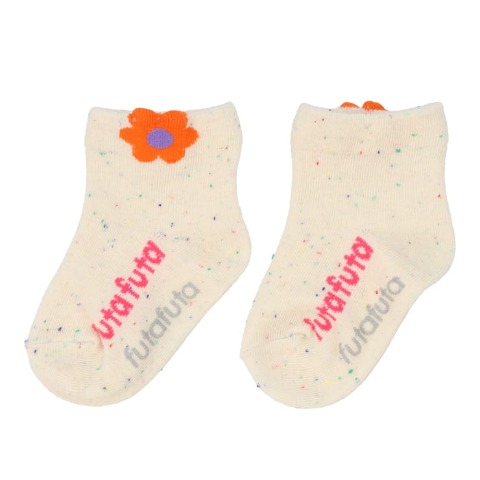 ベビー　3足組ショートクルーソックス（9～15cm　futafuta）