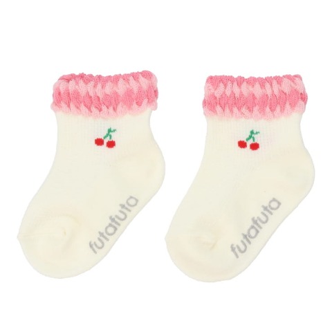 ベビー　3足組ショートクルーソックス（9～15cm　futafuta）