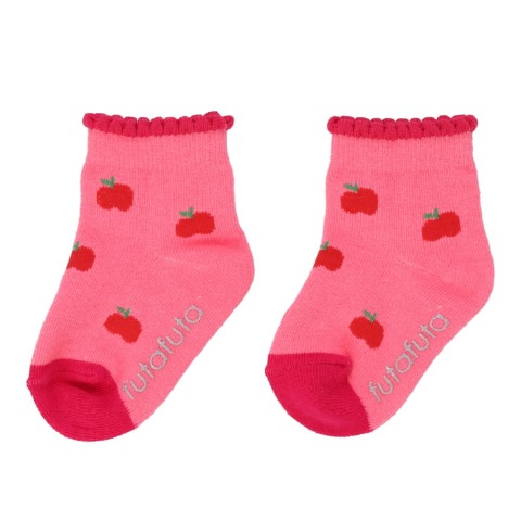ベビー　3足組ショートクルーソックス（9～15cm　futafuta）