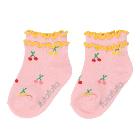 ベビー　3足組ショートクルーソックス（9～15cm　futafuta）