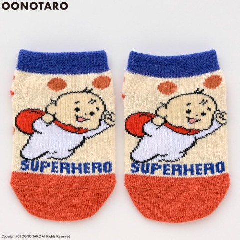 ベビー　スニーカーインソックス（9～15cm　おおのたろう）