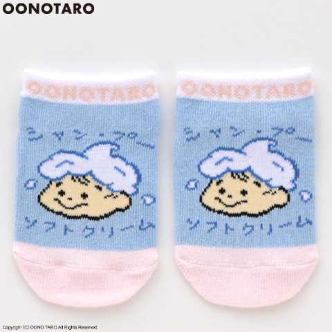 ベビー　スニーカーインソックス（9～15cm　おおのたろう）
