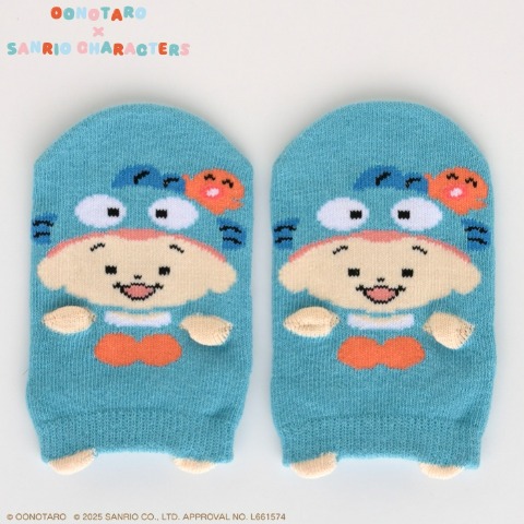 ベビー　スニーカーインソックス（9～15cm　おおのたろう×ハンギョドン）