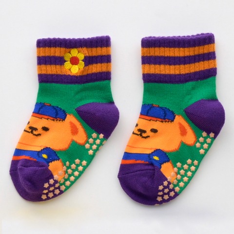 ベビー 　3足組クルーソックス (9～15cm・wiggle wiggle)